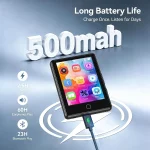 پخش‌کننده موسیقی MP3 بلوتوثی ظرفیت 64 گیگابایت برند AGPTEK مدل U6 - Image 7