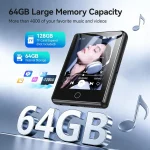 پخش‌کننده موسیقی MP3 بلوتوثی ظرفیت 64 گیگابایت برند AGPTEK مدل U6 - Image 5