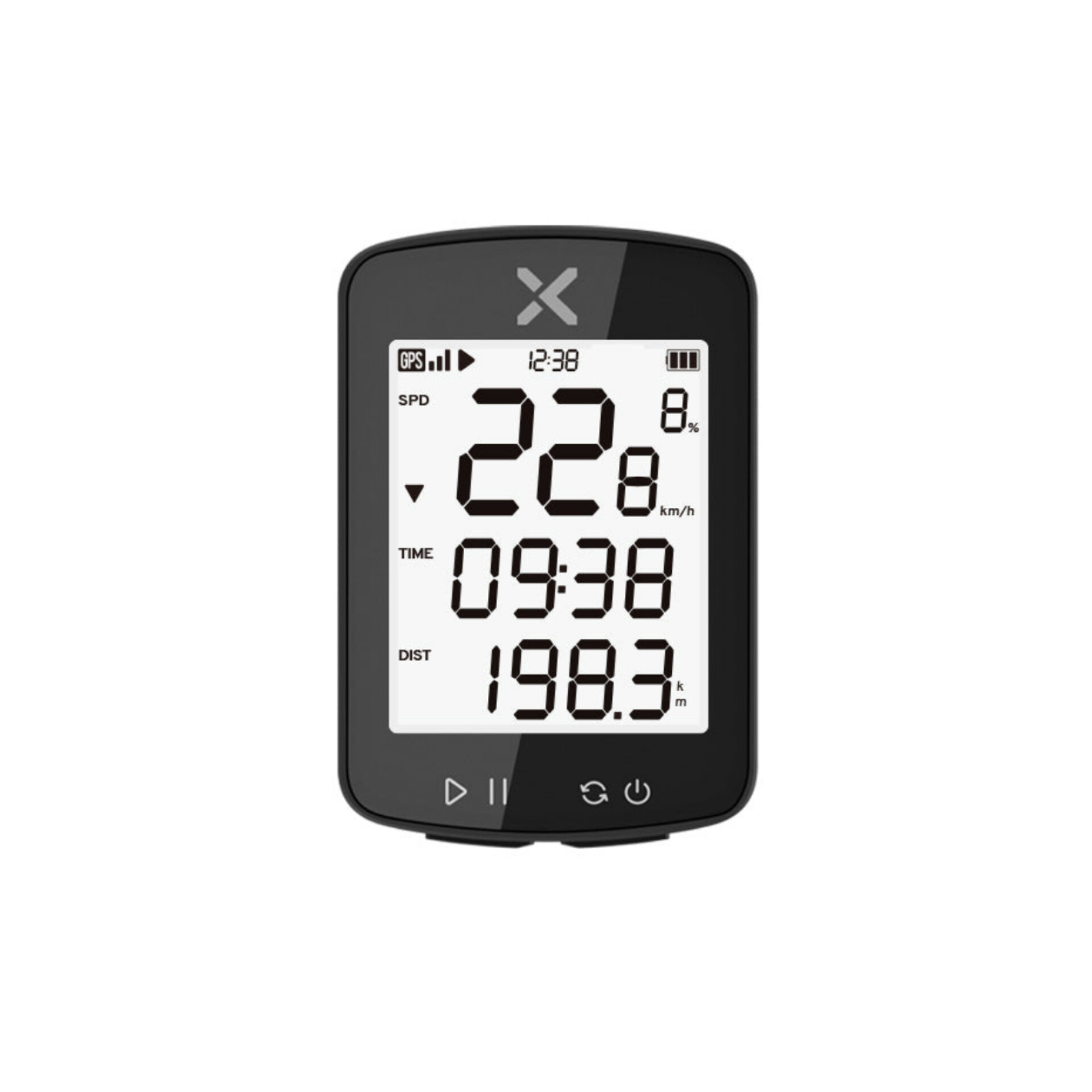 InShot_۲۰۲۶۰۶۱۶_۱۲۳۶۲۹۰۱۰.jpg کامپیوتر دوچرخه XOOS G SMART GPS - Image 1