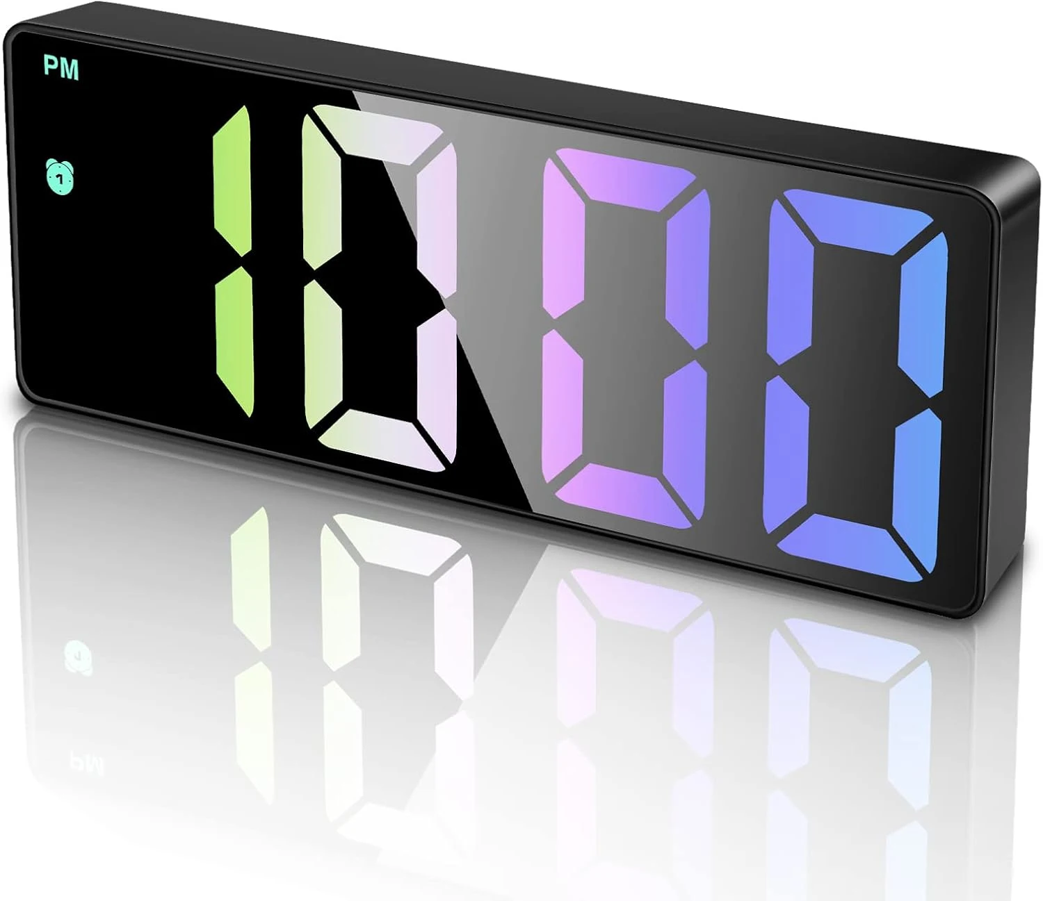 fer4kheki1cjtrne7kuc.webp ساعت رومیزی دیجیتال مدل 6.5 اینچی LED با نمایش دما، تاریخ و کنترل صوتی برند zerotop مدل GH0725 - Image 1