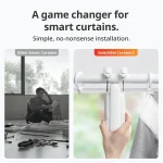 موتور هوشمند پرده سوئیچ‌بات مدل Curtain 3 Rod برند SwitchBot مدل u rail - Image 7