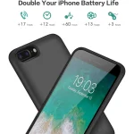 قاب شارژر و پاوربانک مخصوص iPhone 6 Plus / 6s Plus / 7 Plus / 8 Plus برند QTshine مدل 8500 - Image 2