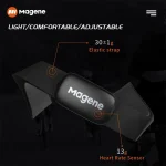 سنسور ضربان قلب با کمربند سینه‌ای برند Magene مدل H64 Heart - Image 2