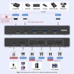 سوئیچ KVM یوگرین HDMI 8K 60Hz مدل CM692 - تصویر 9