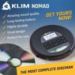 سی دی پلیر شارژی بلوتوثی KLIM مدل Nomad - تصویر 4
