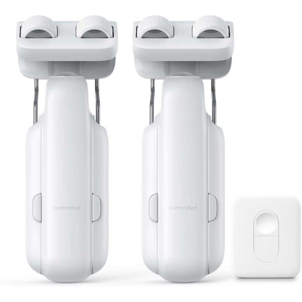 ربات پرده هوشمند SwitchBot مدل Curtain Rod 3 بسته 2 عددی به همراه ریموت کنترل