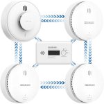 کیت هشداردهنده بی سیم دود، حرارت و مونوکسید کربن برند WISUALARM