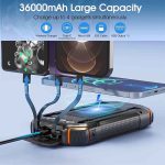 پاوربانک 36000mAh خورشیدی LEO WAY مدل PN-W23 - تصویر 4