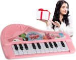 اسباب‌بازی کیبورد پیانو چراغ‌دار music piano - Image 10