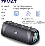 اسپیکر بلوتوثی Zemat دارای بیس عالی - Image 6
