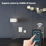 سوئیچ اتوماسیون خانه هوشمند RF بی‌سیم 4 کاناله 12 ولت DC برند  Morelian - Image 8