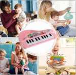 اسباب‌بازی کیبورد پیانو چراغ‌دار music piano - Image 7
