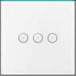 سوئیچ دیواری لمسی خانه هوشمند ZigBee Wifi کلید هوشمند لمسی 3 پل