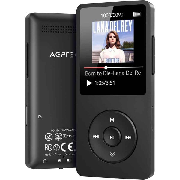 موزیک پلیر AGPTEK مدل A02 با حافظه 64 گیگابایت