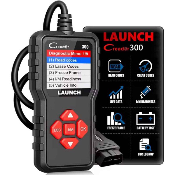 دستگاه دیاگ خودرو LAUNCH مدل Creader 300