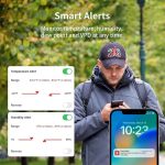 پک 3 عددی دماسنج و رطوبت سنج هوشمند SwitchBot با هاب مینی - تصویر 4