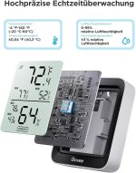 دماسنج و رطوبت سنج Govee H5075 | بلوتوث و نمایشگر LCD و هشدار هوشمند - تصویر 8