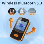 MP3 پلیر PINHUI با حافظه 64 گیگابایت و بلوتوث 5.3 برند PINHUI مدل X52 - تصویر 6