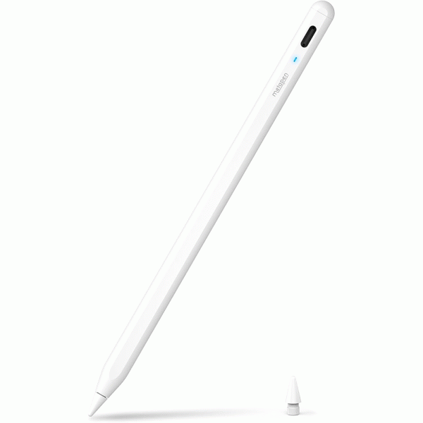 قلم لمسی Metapen Pencil A8 برای iPad | Palm Rejection، شارژ سریع USB-C و بدنه آلومینیومی